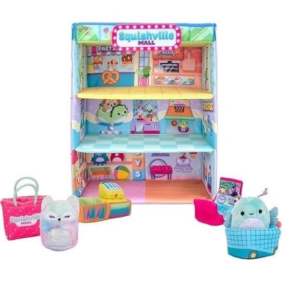 Squishmallows - Squishville Mall - 2" Mini Plush Playset - ft. Faith & Heather - Picture 3 of 7